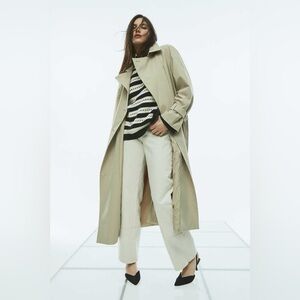 H&M Doubled Breasted Trench Coat NWOT/ Size S